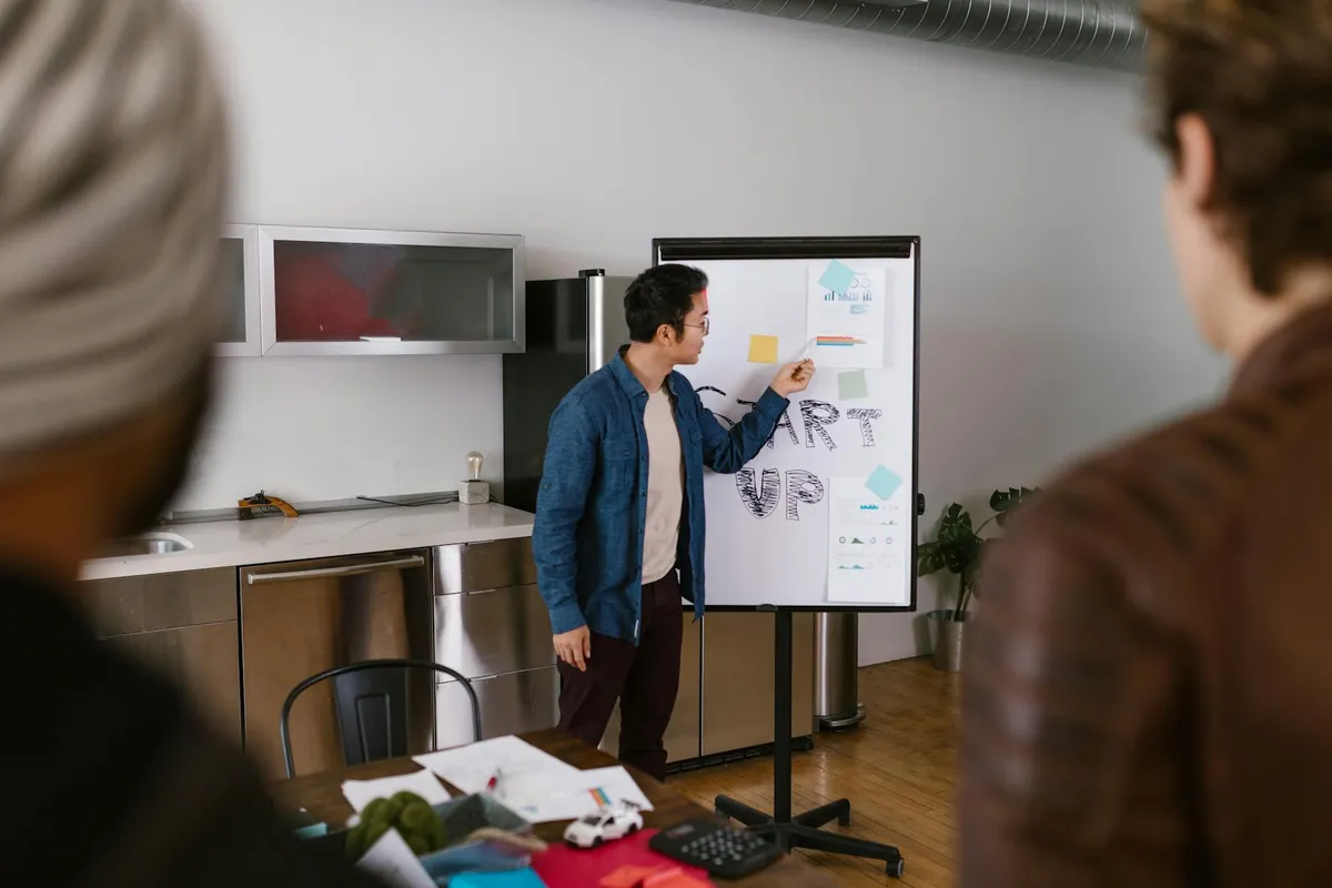 A startup workspace